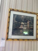 Full framed print on wall