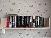 Entire shelf showing all mixed books