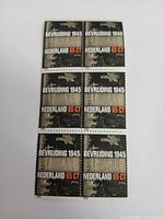 front view of block of six Netherlands 65 ct Bevrijding 1945 stamps