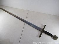 Full view of entire sword showing length and proportions