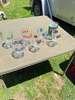 All seven pieces on table