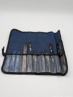 All blades in open pouch overview