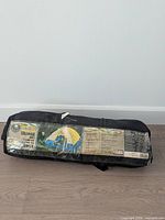 Full view of carry bag holding the tent