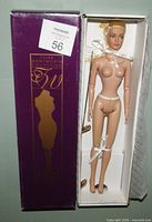 Doll in original purple Wentworth Collection box