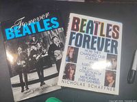 Front covers of both Beatles books