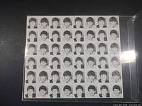 Front view of full 6×8 stamp sheet