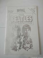 Front cover with title, portraits of The Beatles, issue information