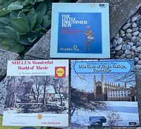 Front covers of all three LPs