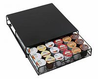 Drawer open displaying K-Cup pods example