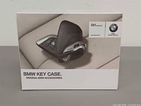 Front view of sealed BMW key case box