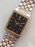 Front view displaying dial, bracelet and overall design