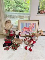 Group view of all Christmas decor items