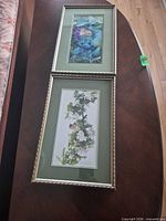 Both framed prints side by side to show set