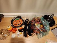 Group shot of all Halloween and fall items