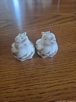 Front view of both bird shakers