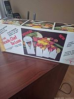 Box side showing product images and Miracle Chef Deluxe name