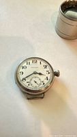 Front view showing dial design and case