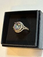 Ring in box top view