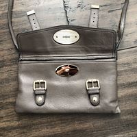 Back of flap and strap connection points