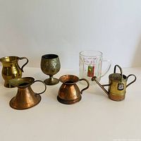 Group shot of all six miniatures