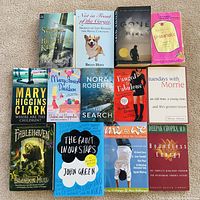 All 13 books laid out showing front covers