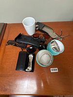 All items grouped on table