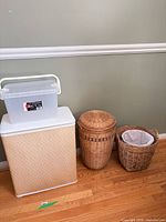 Group shot showing all four storage items