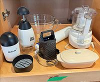All items together inside cabinet