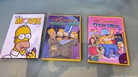 Front view of all three DVD cases