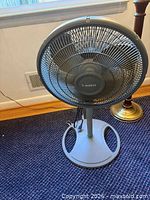 Front view Lasko pedestal fan