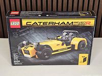 Front of sealed LEGO Ideas 21307 Caterham Seven 620R box