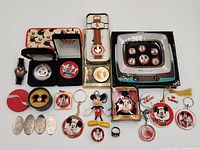 Full layout of all Mickey Mouse Club items