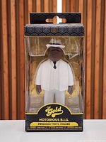 Front view of sealed Funko Gold Notorious B.I.G. vinyl figure box