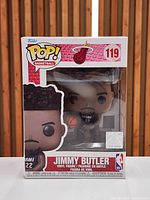 Front view of boxed Funko Pop #119 Jimmy Butler figure