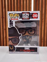 Front view boxed Funko Pop Rocks #200 DMC figure