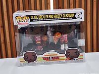 Front view of sealed Funko Pop NBA Jam 2-Pack showing figures and box details