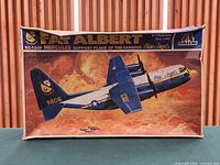 Front of Italeri Fat Albert KC-130F model kit box