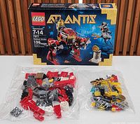 Front of Lego 7977 box with two sealed parts bags