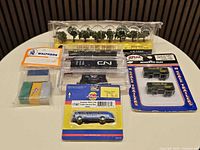 All items overview on table