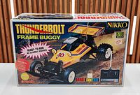 Front of retail box showing model name and scale information