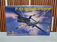 Front of Revell P-61 Black Widow 1:48 scale model kit box