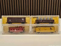 All five Atlas cars in cases