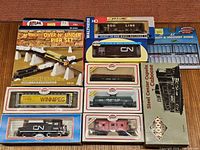 Group shot of all boxed items laid out