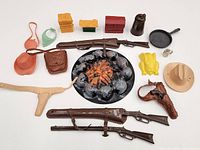 Full layout of all Johnny West accessories