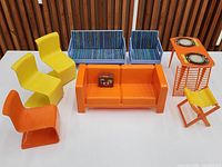 Group shot of all furniture pieces laid out