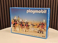Front of sealed Playmobil 3732 Buffalo Dancers box