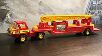Full view of Tonka ladder truck right side