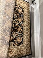Rug front showing pattern and border