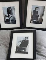All three framed prints together