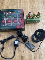 All items: ornament box, ceramic container, laser projector with cords